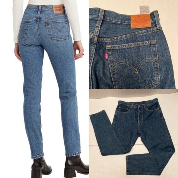 Levis * Premium 501  S jeans  EUC 100% cotton W29 L28”  High-rise - Picture 1 of 16